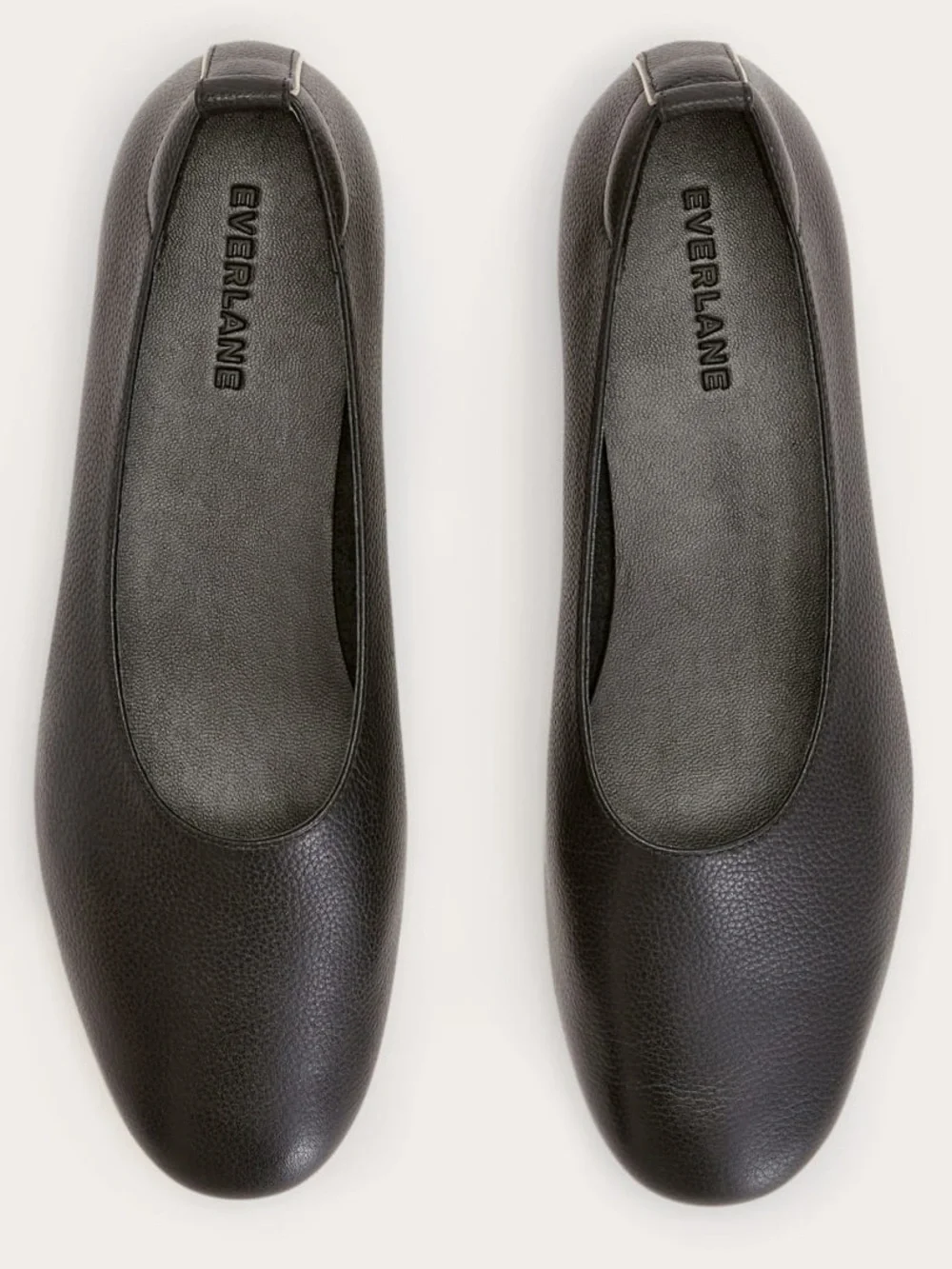 Everlane Day Glove Flat Black Leather Ballet Slip On Size 11 NWOB Chic - Picture 8 of 9